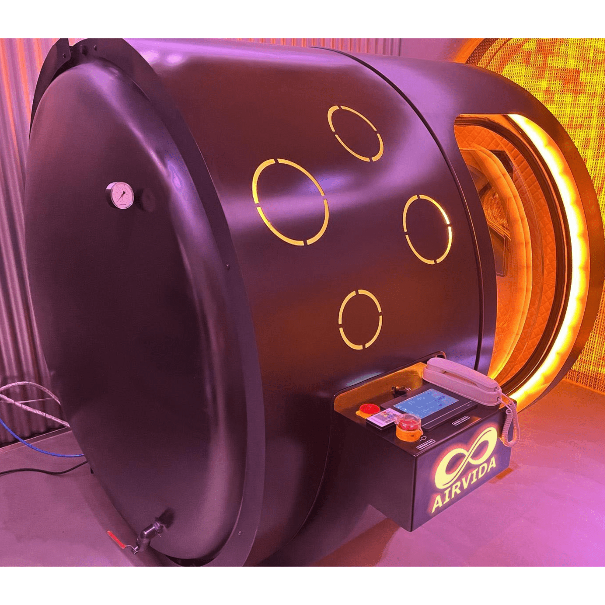 2.0 ATA Hardshell Multiplace Hyperbaric Chamber with BIBS Mask