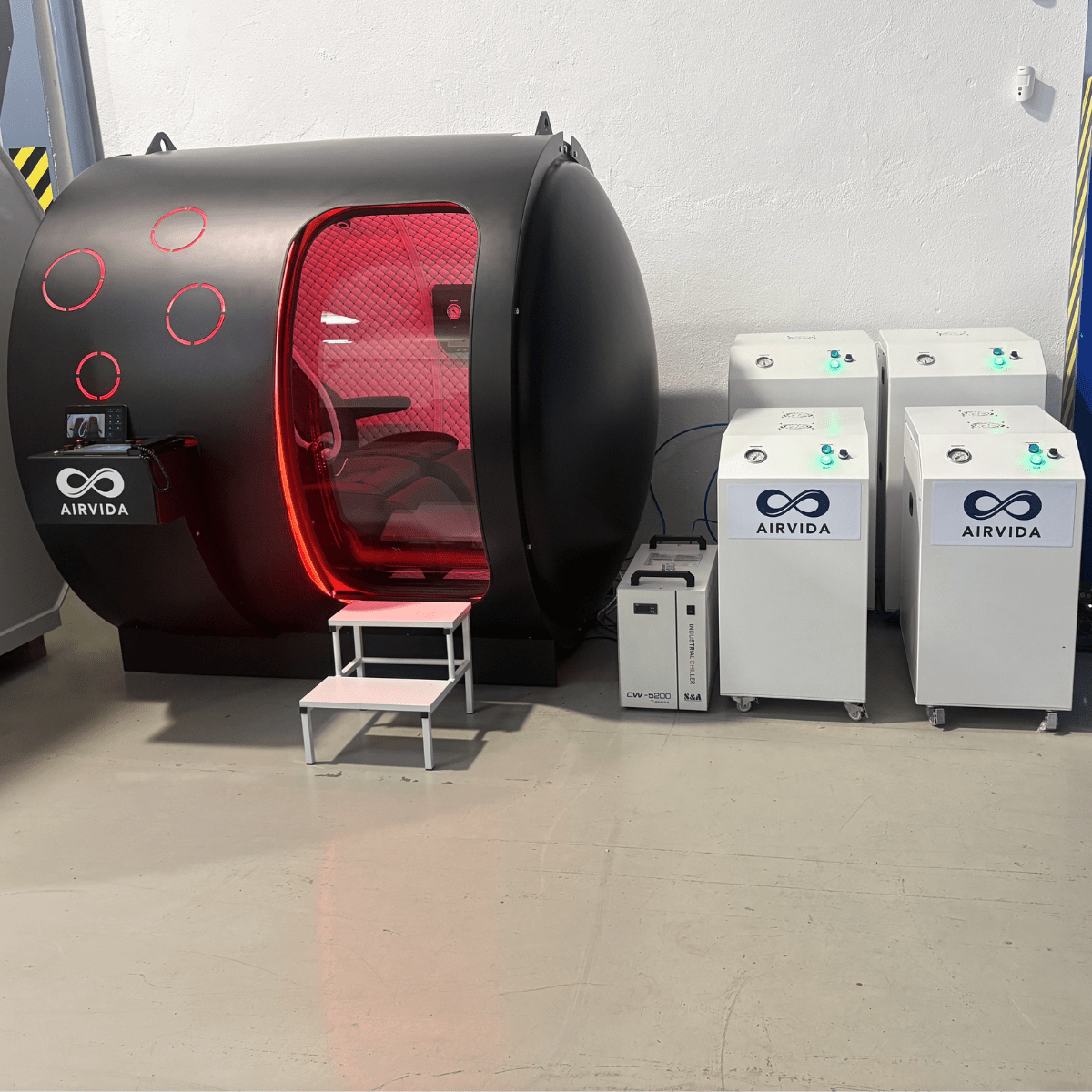 2.0 ATA Hardshell Multiplace Hyperbaric Chamber with BIBS Mask
