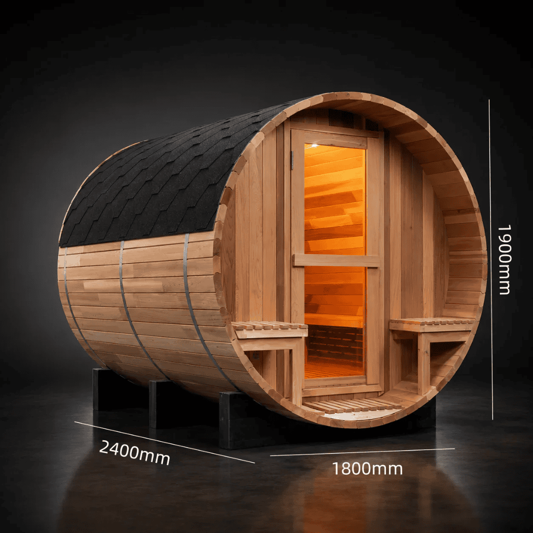 Handcrafted Red Cedar Electric Sauna