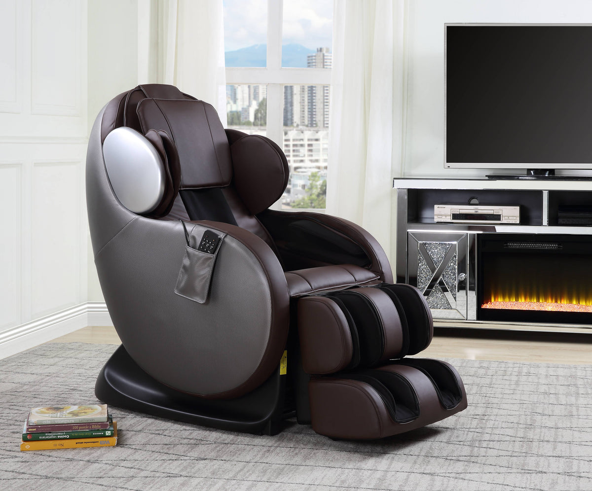 Pacari 2D Zero-Gravity Full-Body Massage Chair | Chocolate