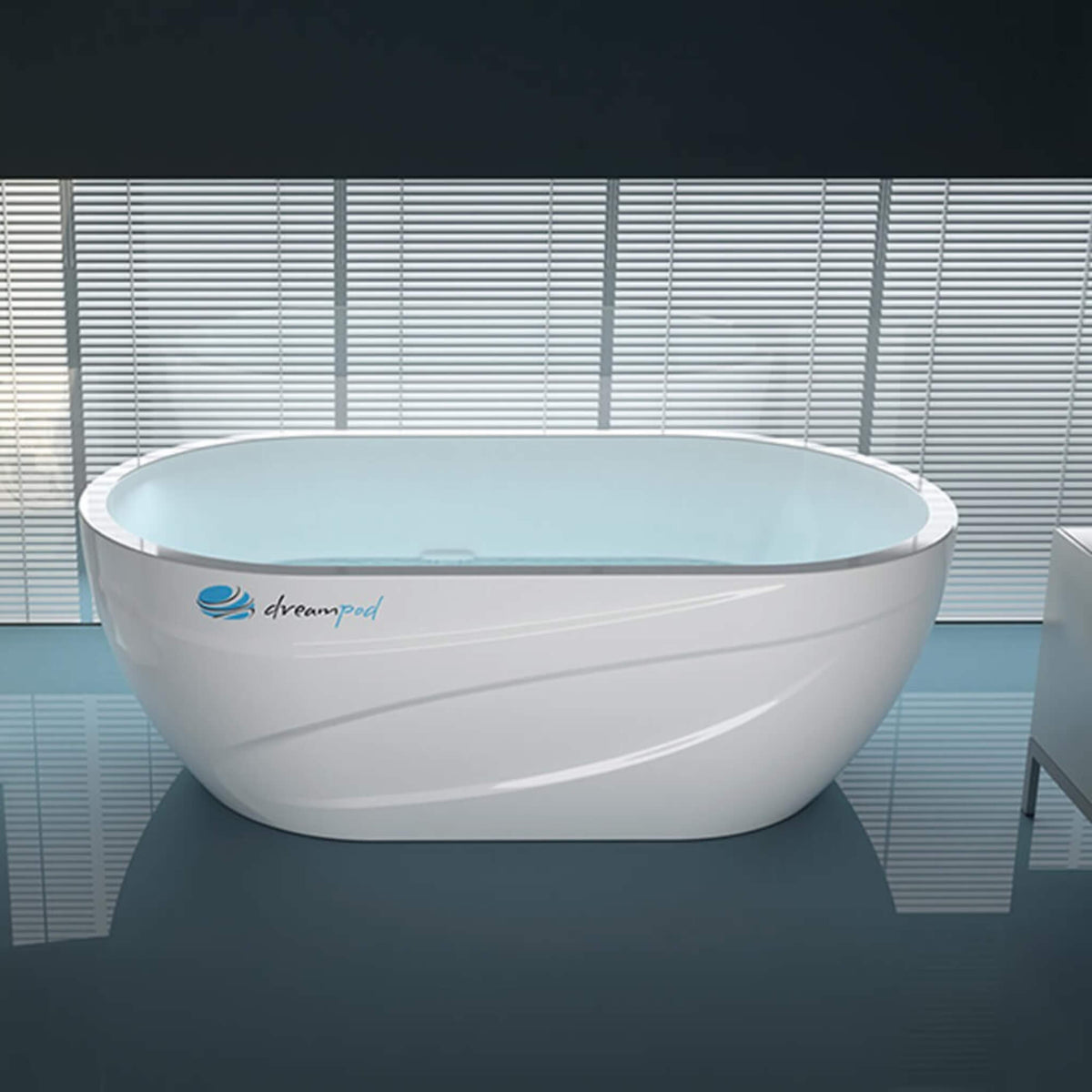 Dreampod Ice Bath With Chiller Premium Fiberglass Floatation Tank [DPIB101WPE] (SAK17942)